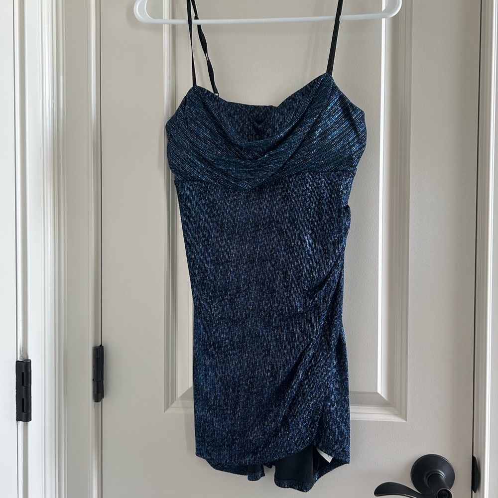 BLUE HOCO DRESS